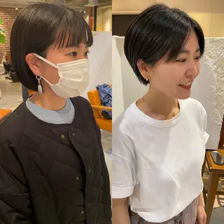 ショート カラー 小林 佳祐のヘアスタイル