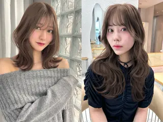 ロング カラー 香月 元希のヘアスタイル