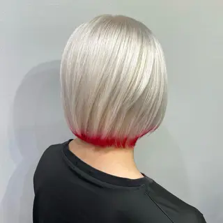 ショート カラー 💍ダメージ最小限 ブリーチ/ちさと💍のヘアスタイル