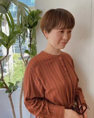 ミディアム カラー 🟩白髪ぼかし/ボブ /ショートヘア/大司のヘアスタイル