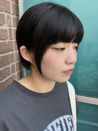 ショート カラー メンズ 久木原 ゆりのヘアスタイル