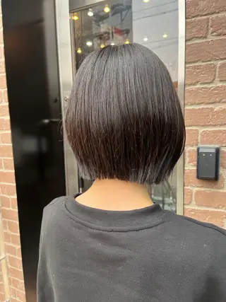 ショート カラー パーマ ヘアアレンジ メンズ キッズ ネイル マツエク・マツパ アイブロウ 久木原 ゆりのヘアスタイル