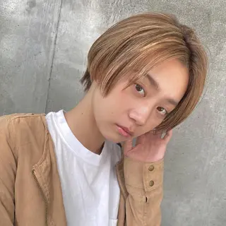 ショート カラー 【ダメージレス施術】 【透明感】北村 拓也のヘアスタイル