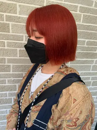ショート カラー ヘアアレンジ kei🤎ベージュ /透明感カラー/博多のヘアスタイル