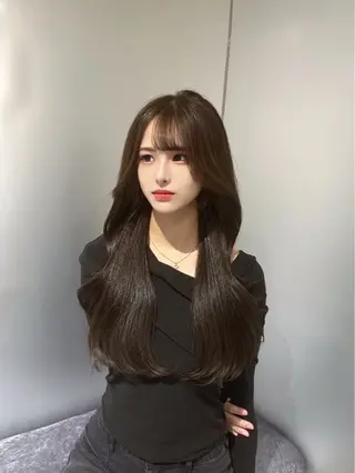 ロング カラー 髪質改善/透明感ヘア にちか🐰のヘアスタイル