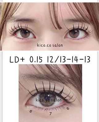 マツエク・マツパ kico.co salonのマツエク・マツパデザイン
