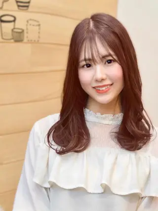 セミロング 撮影モデル募集中☆ オグリヤスエのヘアスタイル