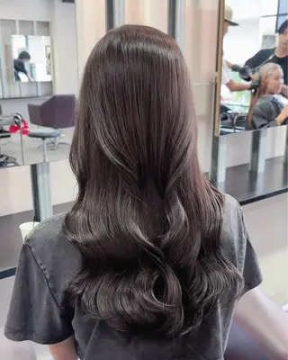 セミロング カラー パーマ ヘアアレンジ 🌸グレージュ/ ベージュ🌸yutaのヘアスタイル