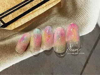 ネイル フルリール 【プライベートサロンのネイルデザイン