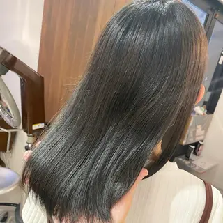 ミディアム カラー 髪質改善特化 安東駿介のヘアスタイル