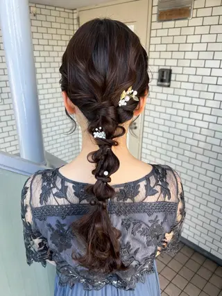 ヘアアレンジ 大人可愛いヘアメイク 💋🧚‍♀️しずかのヘアスタイル