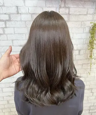 ロング コテ巻き風パーマ✨ かつみのヘアスタイル