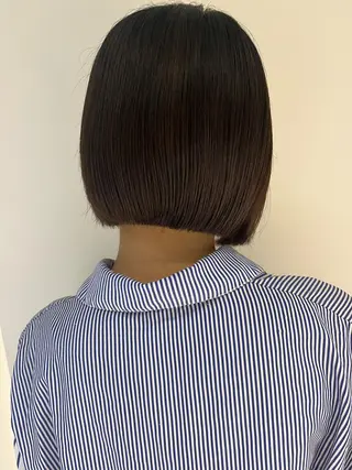 ショート 透明感カラー/似合わ せカット/大島実加永のヘアスタイル