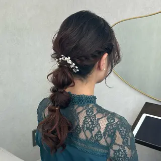 ヘアアレンジ sita stylist　あみのヘアスタイル