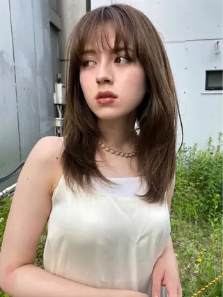 カラー 透明感カラー/ 鶴田 爽一郎のヘアスタイル