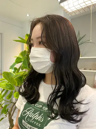 ロング 薄暮 マツイ　レンのヘアスタイル