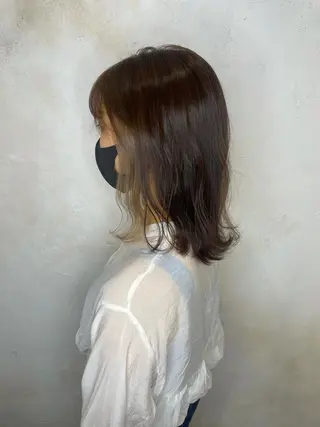 ショート カラー 髪質改善/縮毛矯正 砂原一博のヘアスタイル