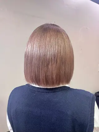 ショート カラー こまつ まりやのヘアスタイル