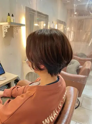 ショート ショートカットなら 前平友慈のヘアスタイル
