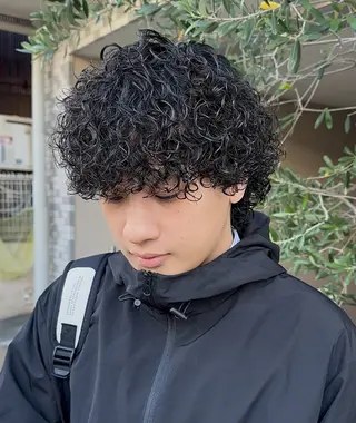 パーマ メンズ 年間2000名担当◎ パーマ職人/仲原佑樹のヘアスタイル