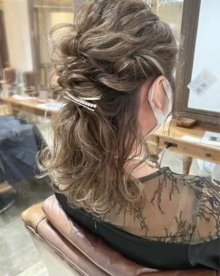 ヘアアレンジ 空きあり💛 miho  大国町のヘアスタイル