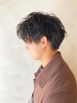 パーマ メンズ メンズサロン アソビ元町のヘアスタイル