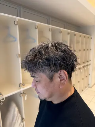 パーマ メンズ 西畑海希/メンズ パーマ/メンズカットのヘアスタイル