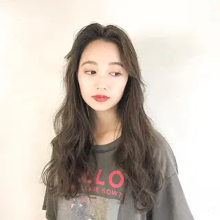ロング カラーモデル募集中 美容室ハピスのヘアスタイル