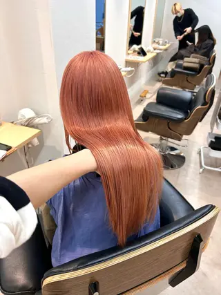 ロング カラー ハイライト/レイヤー /艶髪/吉田愛望のヘアスタイル