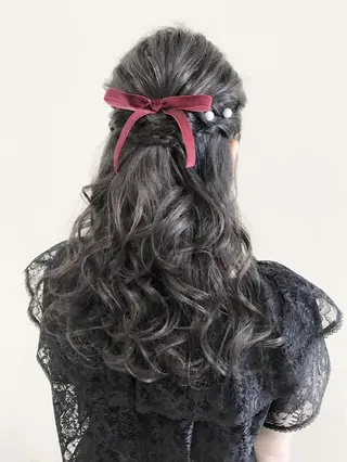ロング ヘアアレンジ 沢田 瞳のヘアスタイル