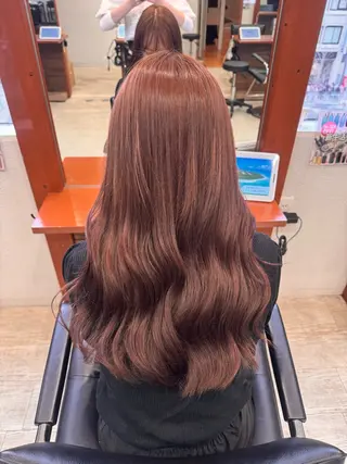 ロング カラー ヘアアレンジ okada riruのヘアスタイル