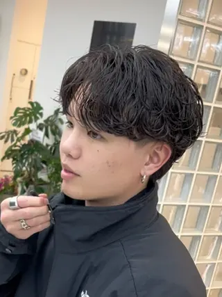 パーマ メンズ ゆきえ🤍 fifth/パーマ‪のヘアスタイル