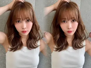 ミディアム 縮毛矯正/髪質改善 🌟本郷壮一郎のヘアスタイル