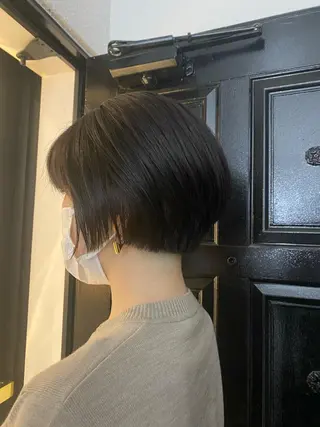 ショート 丸みボブ　ショート ｍａｎａｍｉのヘアスタイル