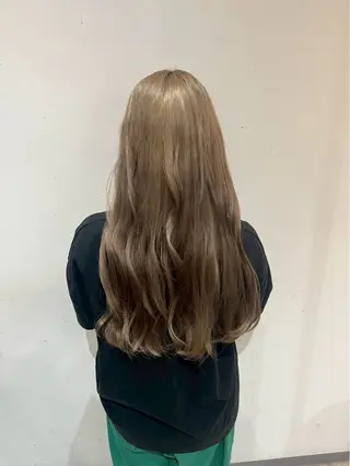 ロング 透明感カラー🫧 🍒久留米美容室のヘアスタイル