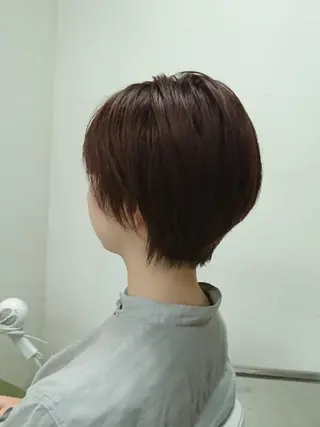 カラー ショート nagane sayakaのヘアスタイル