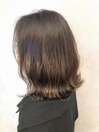 ミディアム カラー 五月女 隼人のヘアスタイル