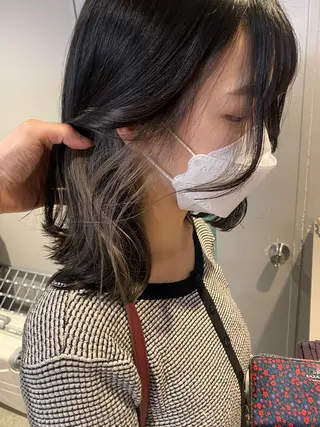 ロング カラー パーマ ヘアアレンジ メンズ キッズ ネイル マツエク・マツパ 韓国/トレンド レイヤー【101】のヘアスタイル