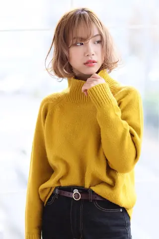 ミディアム 伊藤 光成のヘアスタイル