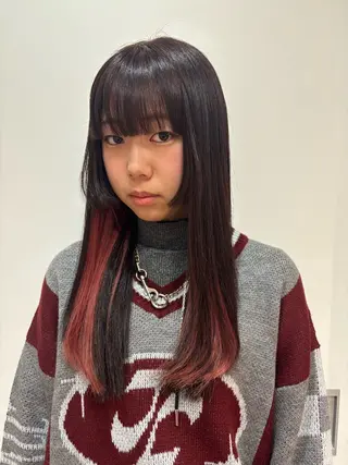 ロング カラー 似合わせレイヤー/ Wカラー🧸こころのヘアスタイル