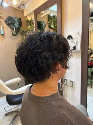 パーマ メンズ Kurumi☆彡 練馬バウハウスヘアのヘアスタイル