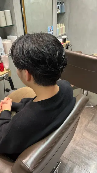 メンズ メンズカット パーマ飯野友喜のヘアスタイル