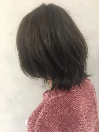 ショート カラー ︎︎🧸 ユリ ︎︎🧸のヘアスタイル
