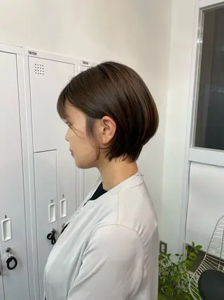 ショート 立野 莉央のヘアスタイル