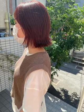 ショート カラー ショートボブ髪質改善 縮毛矯正のプロ山道潤のヘアスタイル
