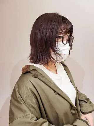 ショート カラー 透明感🫧艶カラー✨ レイヤー✂渡辺祐輔のヘアスタイル