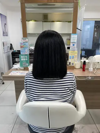 ミディアム 藤原 亜美🤍のヘアスタイル