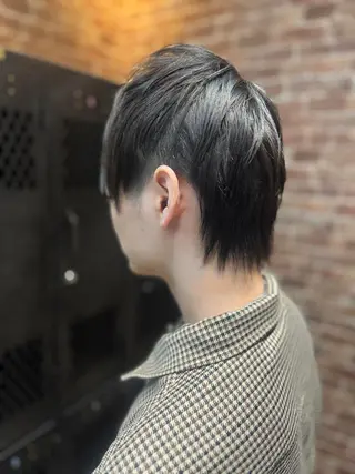 ショート カラー パーマ ヘアアレンジ メンズ キッズ ネイル マツエク・マツパ アイブロウ 久木原 ゆりのヘアスタイル