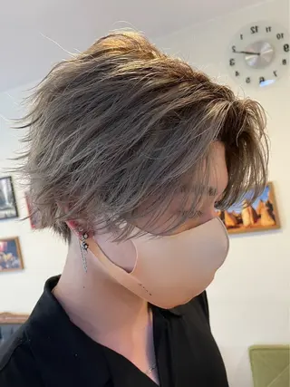 カラー 髪質改善×白髪ぼかし 美容師✂️武澤龍賀のヘアスタイル