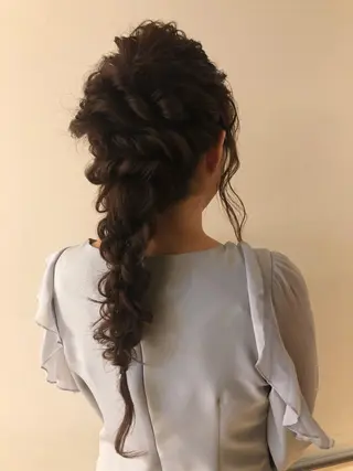ロング ヘアアレンジ レイヤーカット✂️ 横浜No1♡下鳥翔子のヘアスタイル